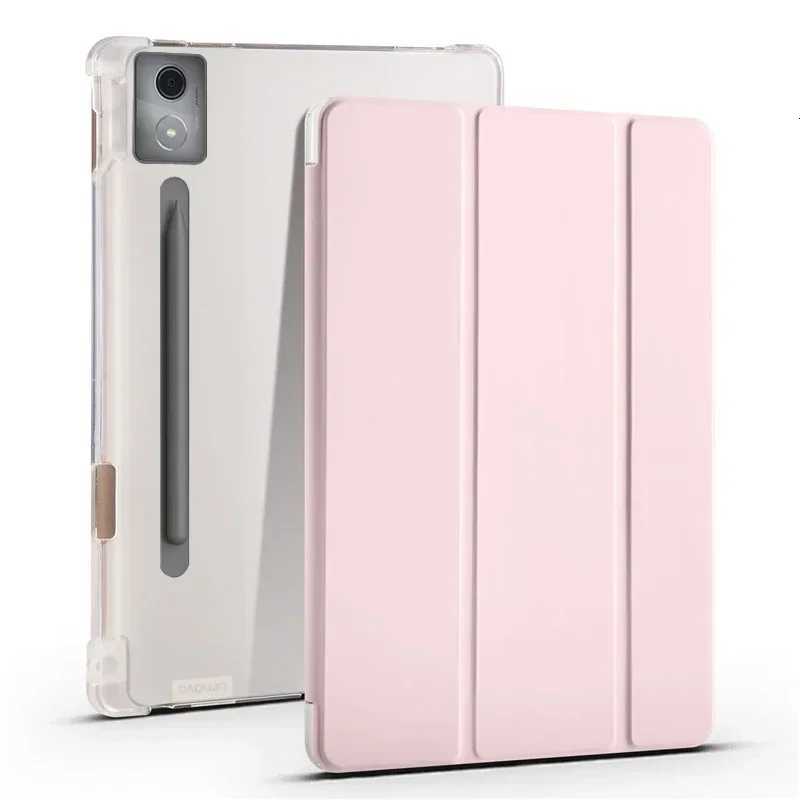 Trifold PU Leather Soft Back Stand Cover For Tab P12 Case Cover For Xiaoxin Pad Pro 127 2023 tb370fu tb371fc C251208