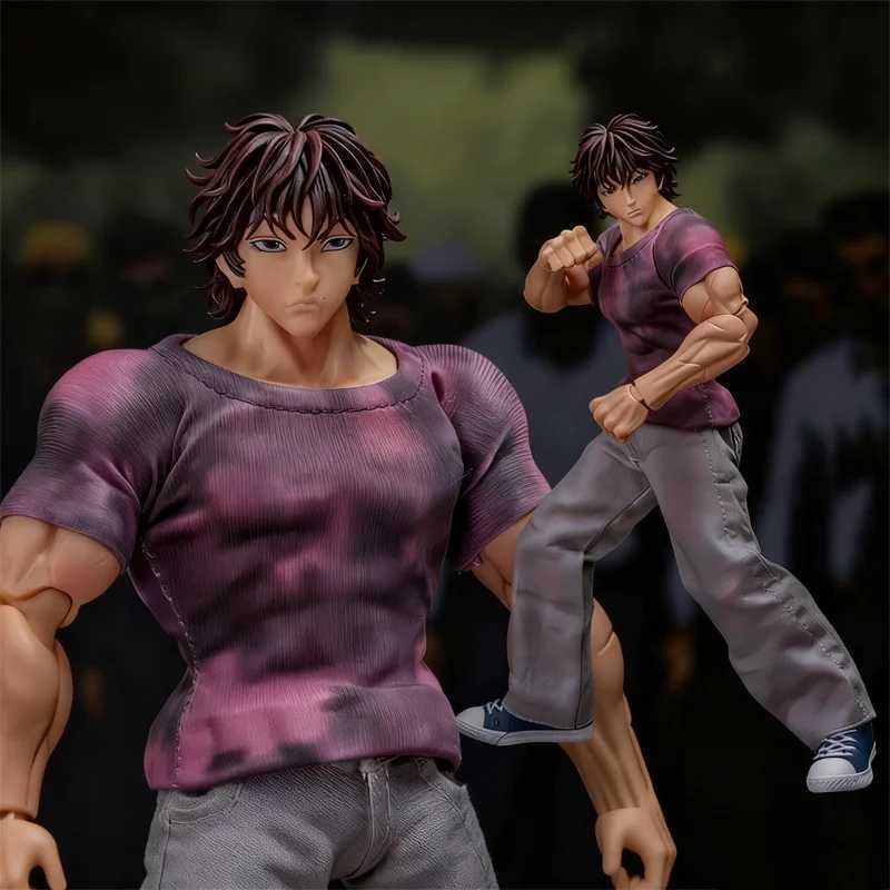 1/12 Scale Anime Baki Hanma Oni Action Figure Real Man Assembly Model Figurine Office Desktop Decoration Ornaments BoyS GiftsXJ251206