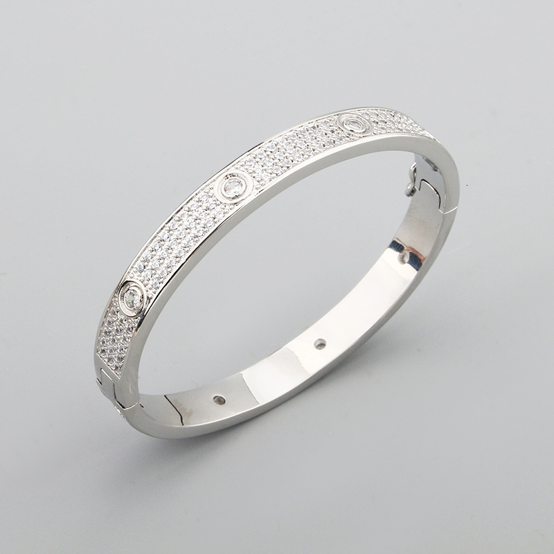 European And American Hot-Selling Round Diamond Star Bracelet For Women, Light Luxury Elegant Round Bracelet, Cross-Border Hot-Selling, Direct From Ma