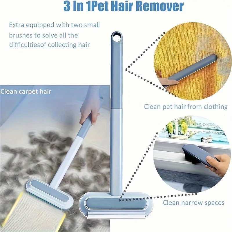 Washable Reusable Dog Hair Brush with Non-Damage Cleaning - for Carpets Sofas Easy-Clean Floor Dog Hair Remover Tool M251208 - view 6