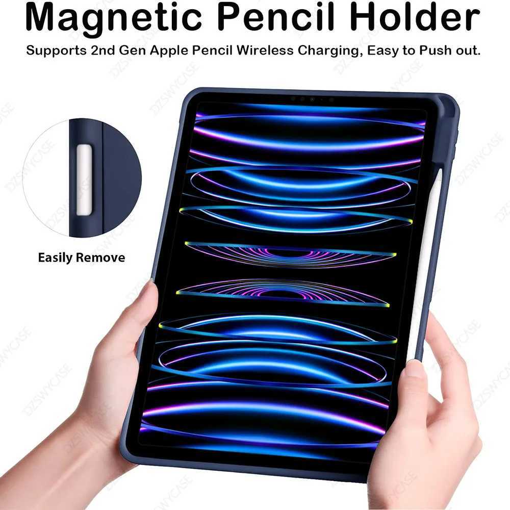 Case for iPad Pro 11 Inch 4th/3rd/2nd Generation 2022/2021/2020 with Pencil Holder Smart Protective Cover Auto Wake/Sleep C251208
