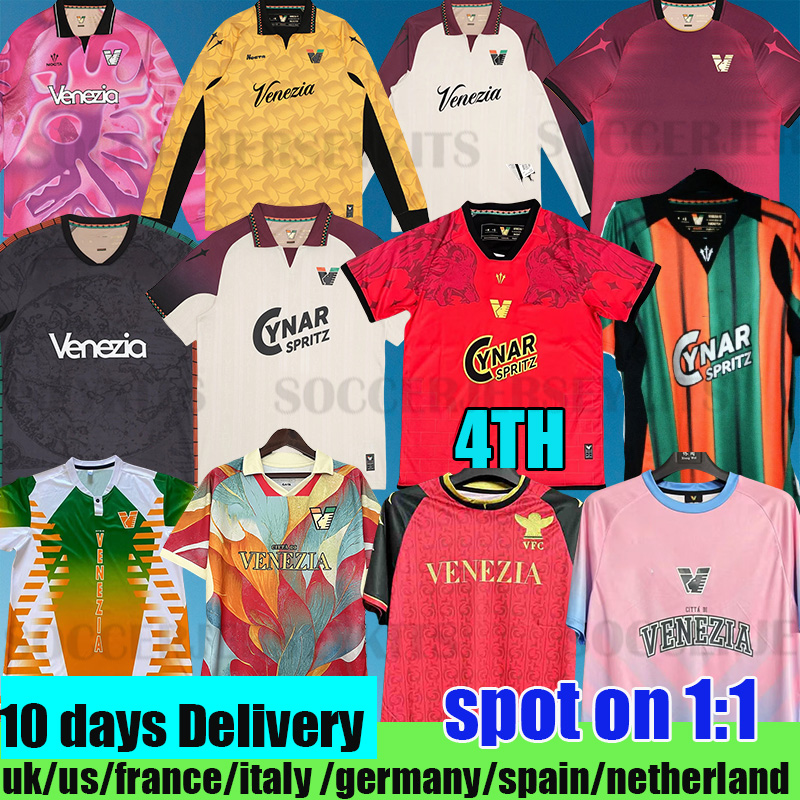 2025 Venezia fc soccer Jerseys FC 2025 2026 Black jersey football shirt Jersey de Venezia kit goalkeeper maglie calcio Venezia jersey special