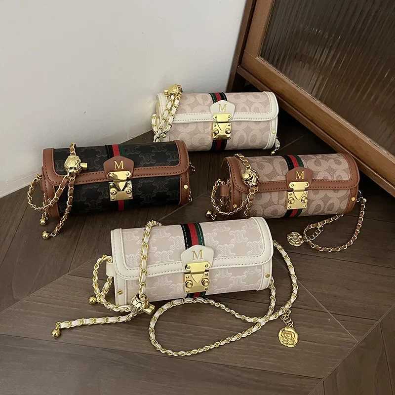 2025 Luxury Brand Wens High-End Small Bag New French-Style Chain Shoder Bag Versatile Pahwork Leather Y251208