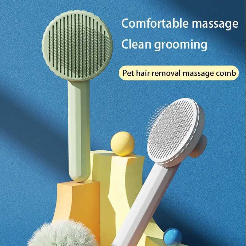 Cat Brush Pet Grooming Brush for Cats Remove Hairs Pet Cat Hair Remover Pets Hair Removal Comb Puppy Kitten Grooming Accessories M251208 - view 3