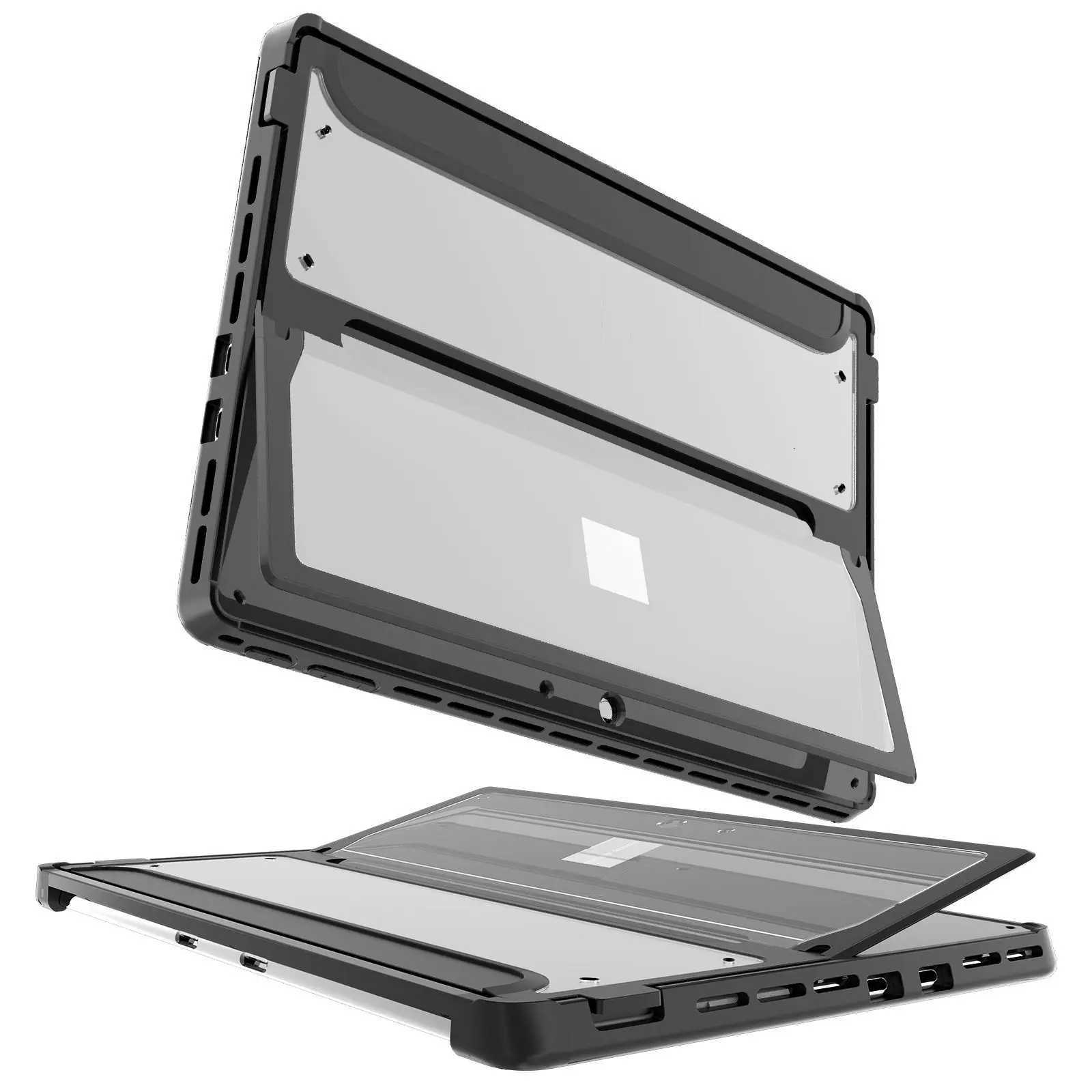 Case Cpatible with Type Cover Keyboard for Surface Pro 9/Pro 9 5G 2022 13Shockproof Rugged Hard Cover Clear PC Back C251208