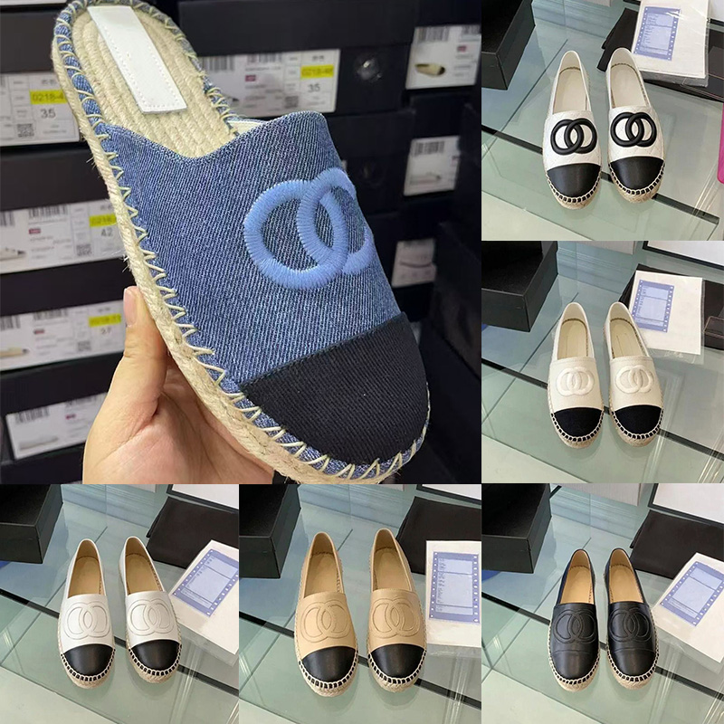 Designer shoes Casual Shoes women Classic Leather Denim Vintage black white blue yellow pink Luxury lady Slip-On outdoors Patchwork fashion Daily Casual eur 35-42