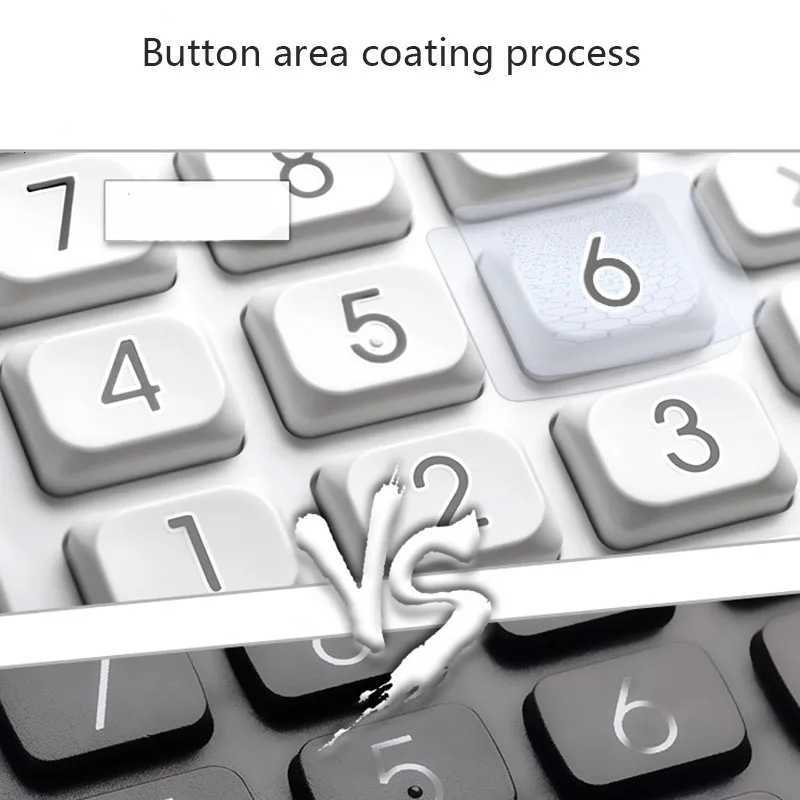 Simple Business Calcator 12-digit Display Large Screen Dual Power Supply Calcator Student Accounting Desktop Calcator H251208