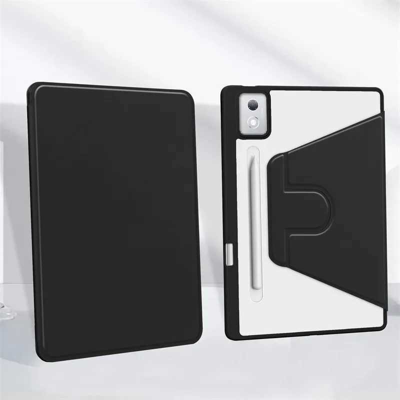 For Xiaoxin Pad Pro 12 7 2025 Case TB375FC Acrylic Rotating Stand Tablet Funda For Tab P12 127 inch TB371FC 2023 C251208