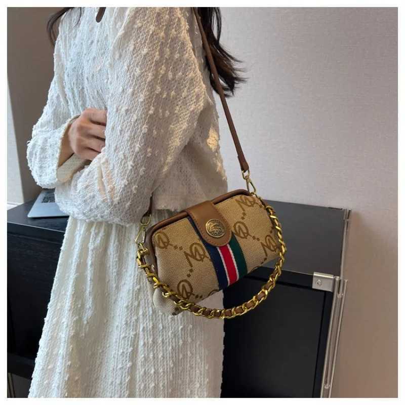 Wens Handbag Made Of Striped Leather Featuring Designer Inspired And Trendy Paris Look Y251208