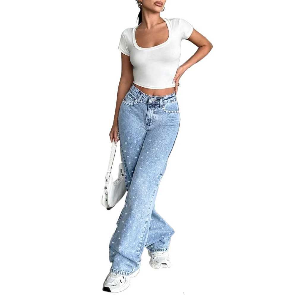 Womens High Waisted Baggy Jeans Denim Pants Y2K Aesthetic Vintage Design Loose Fit Comfortable Female Daily Casual ClothingT251208