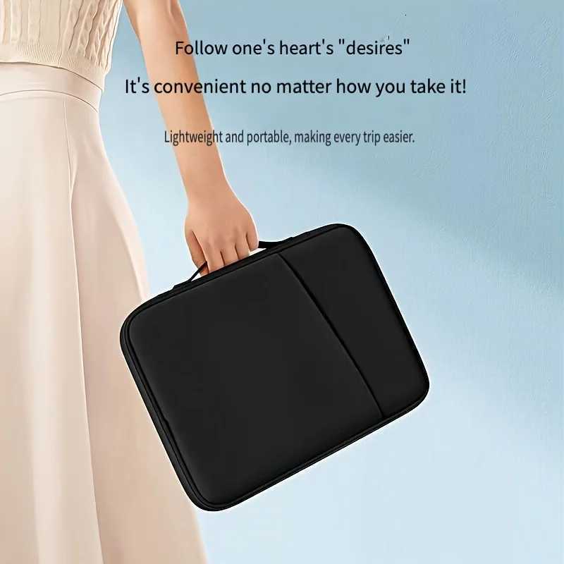 Waterproof Notebook Handle Bag Laptop Sleeve Case For Macbook Air 11 12 13 136 M4 M3 M2 iPad Pro 11 Tablet Bag Computer HandbagT251208