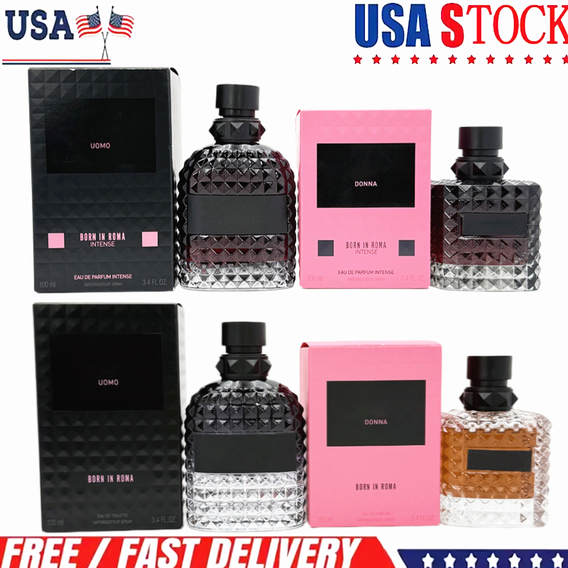 Free Shipping USA 3-6 days delivery Born in Roma Fragrances Perfume for mens top Cologne Body Spray Fragrance men Perfume men Cologne perfume women
