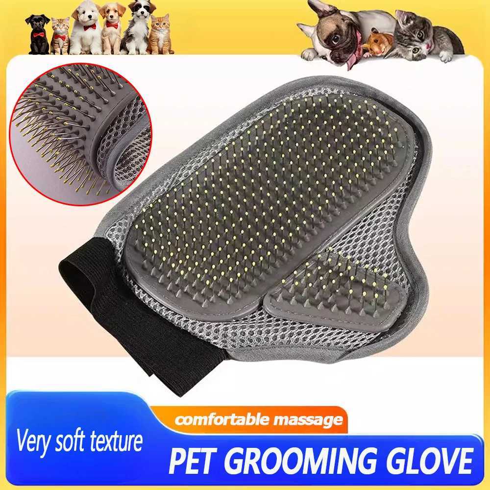 Pet Grooming Glove Hair Removal Brush Cat Dog Fur Hair Deshedding Gentle Efficient Dog Combs Pet Bathing Massage Products M251208 - view 1