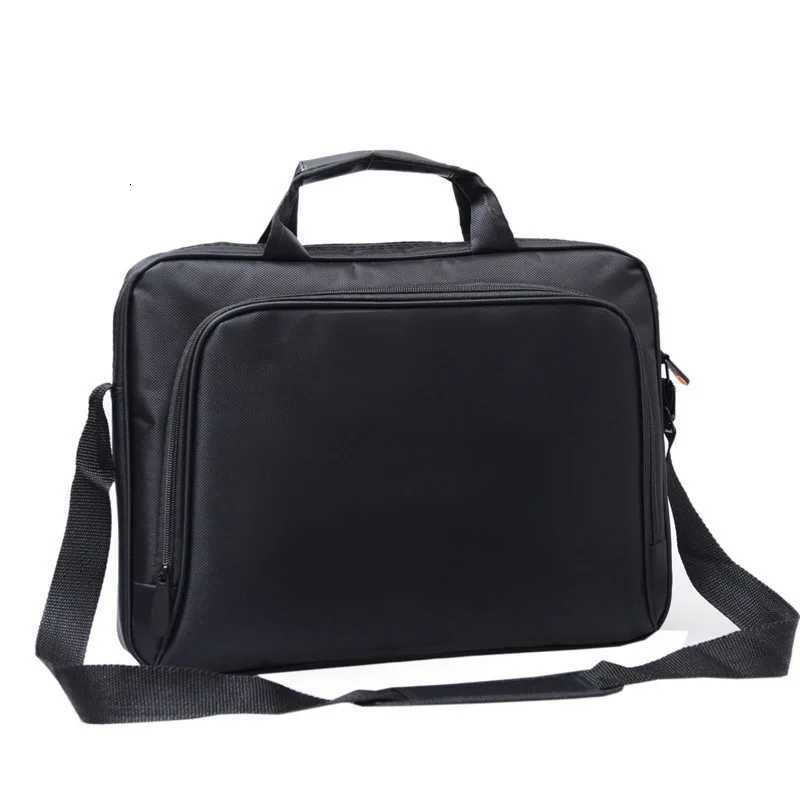 Business Laptop Bag 156 Inch 17 Inch Portable Nylon Computer Handbags Laptop Shoulder Simple Style Handbag Zipper ShoulderbagT251208