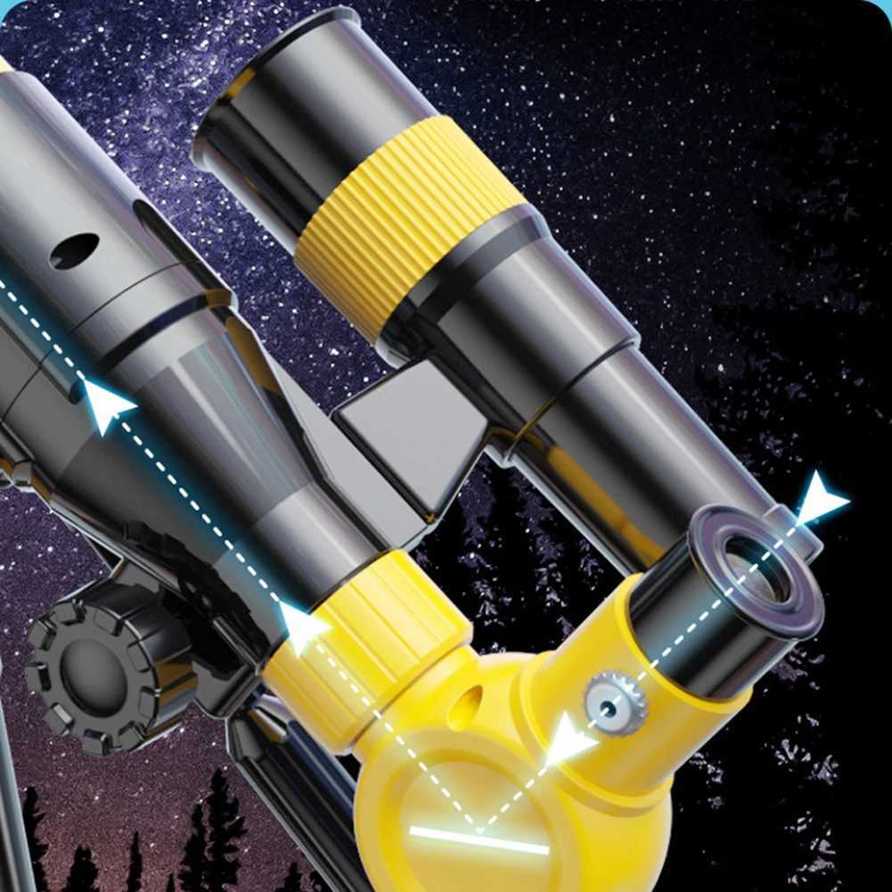 40 X Lens Astronical Telescope Mti-Coated Optics Kids Astrony Telescope with Tripod for Adts Kids Astrony for Gift C251208