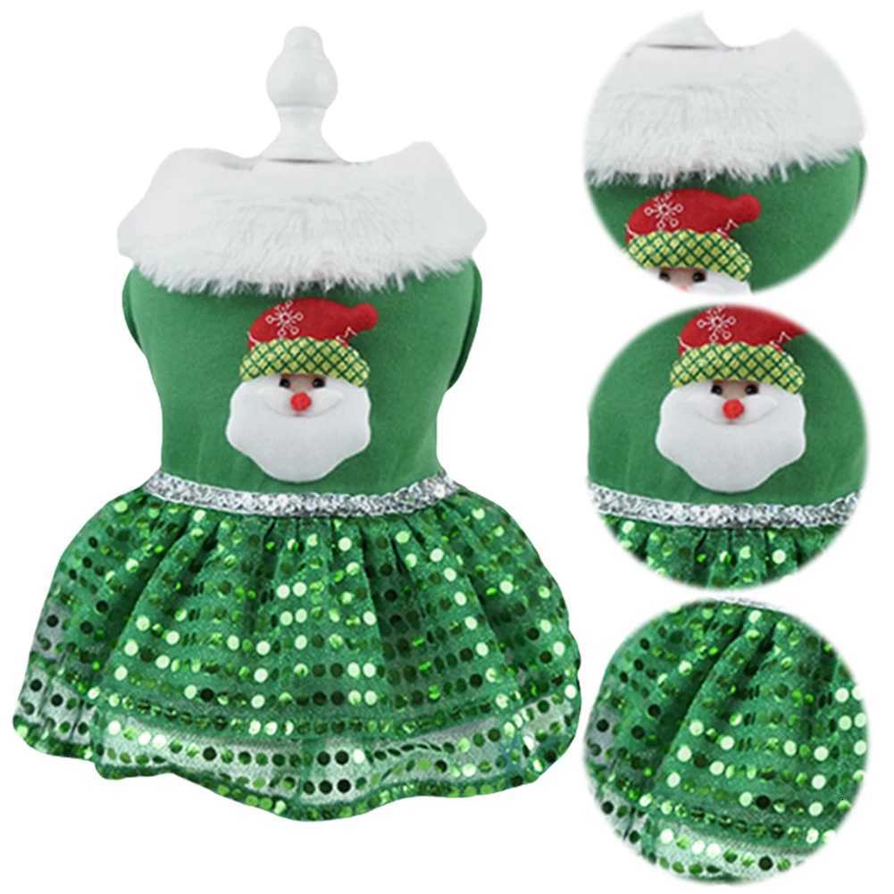 Pet Christmas Dress Christmas Bling Dog Dress Christmas Theme Dog Dress Outfit Christmas Dress Up Supplies M251208