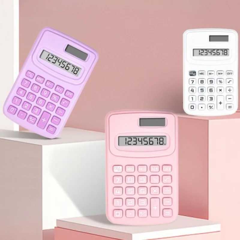 Solar Scientific Calcator Small Desktop Mini Calcators Large Display Cute Calcator Learning Auxiliary Portable Calcator H251208