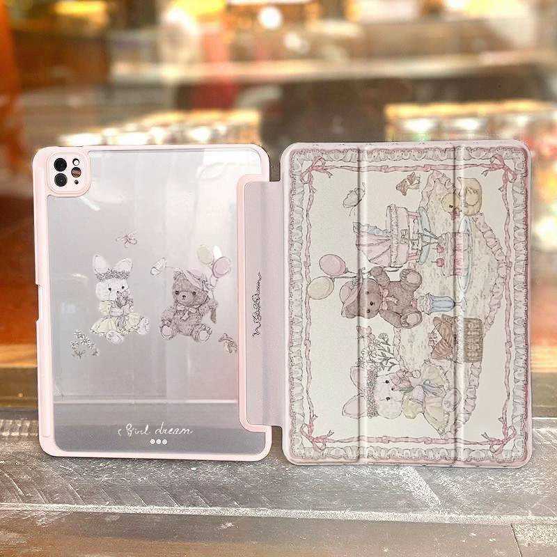 For 2025 iPad Air 11 Case iPad 10th Generation 11th A16 9th Cover Gen iPad Pro11 4 5 109in 129 M2 M3 M4 Pencil Holder Case C251208