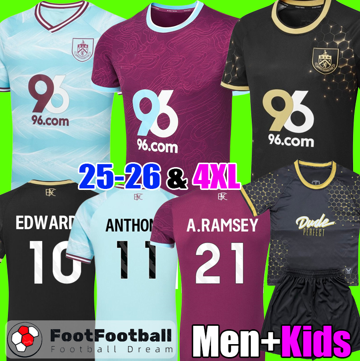 25 26 BURNLEIES BURNLESE Burn fc soccer jersey 2025 2026 football shirt Men kids kit tops