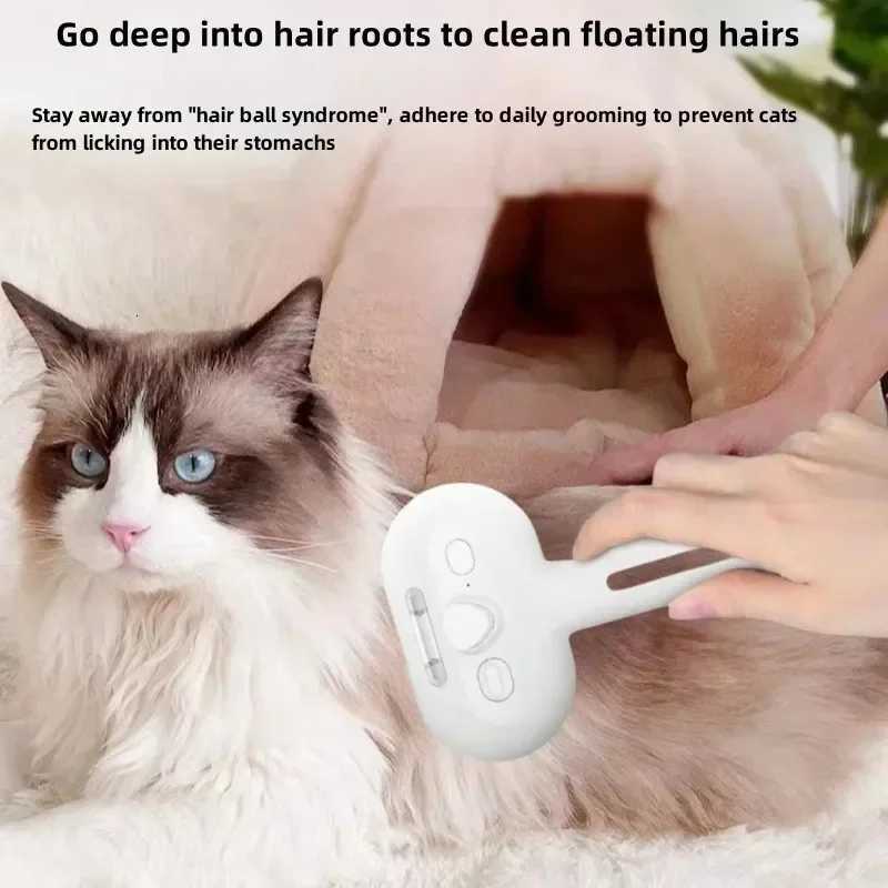 Pet Spray Hair Comb Cleaning Brush Cats Grooming Dog Accessories Tools Dematting Water Mist Humidifier Comb M251208 - view 6