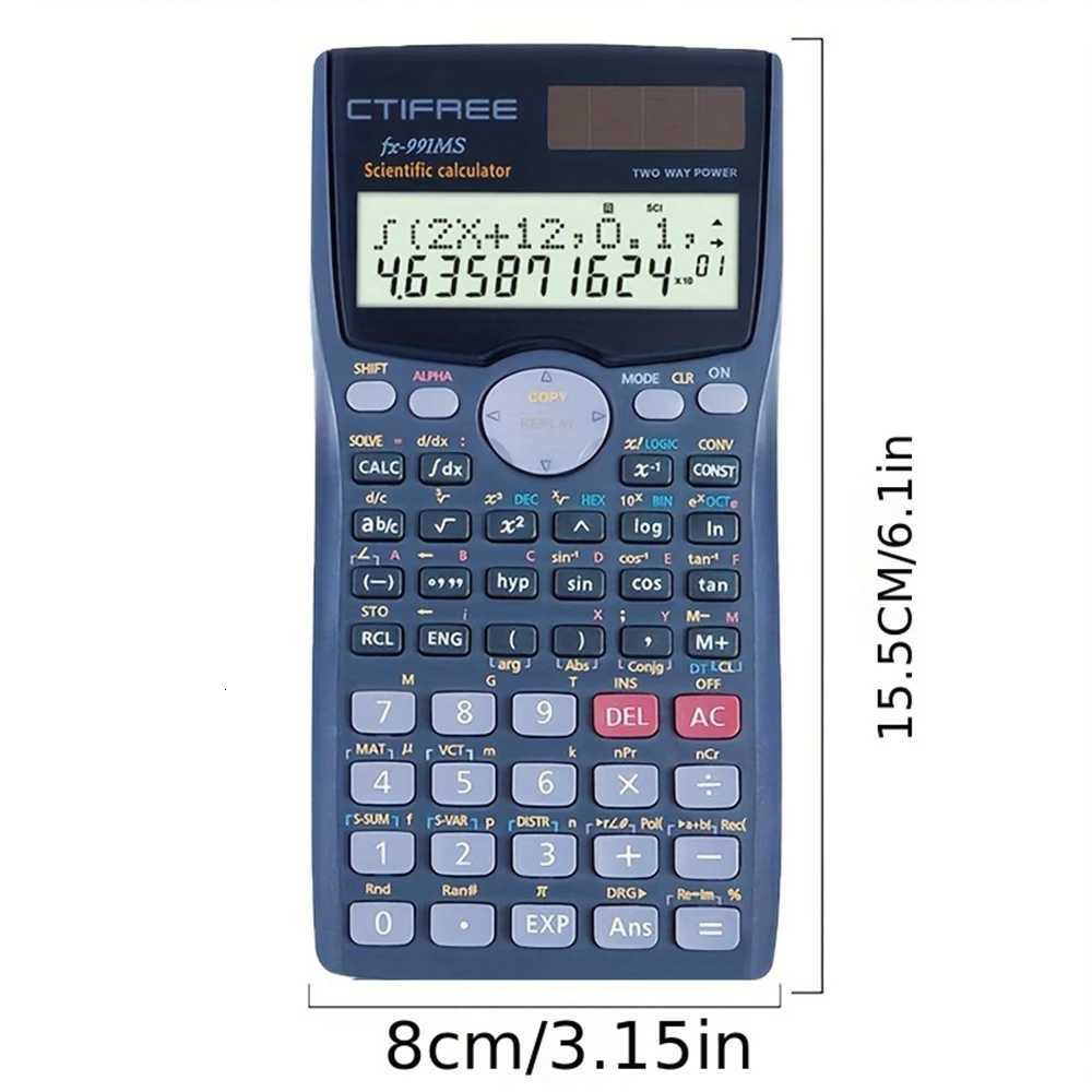 fx-991MS Mtifunctional science function calcator-401function Specially desig for student exams econical packaging H251208