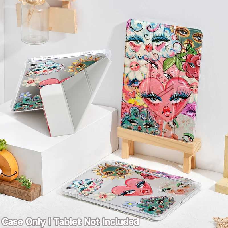 iPad Y-Fold Case/Dual-Sided PrintFor iPad 102/105iPad 10/11AirM2/M3Mini 6/7Pro 11Auto Wake/Sleep Mti-Angle Viewing C251208
