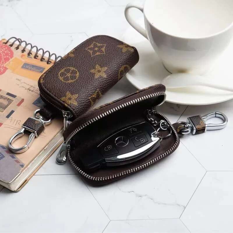 Designer Men Keychains Car louisvuinton lvslys Bag Case Unisex Genuine Leather Letter Wallet louisvuinton lvslys Bag Holder Women Zipper Keychain Cars Key Chain