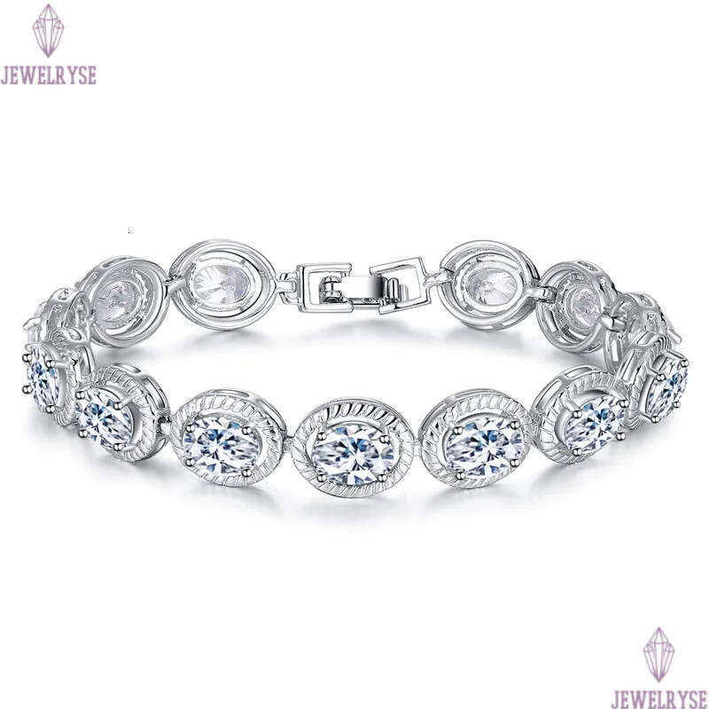 elegant luxury tennis Bracelet for woman pink champagne finish high quality cubic zirconia perfect wedding and engagement accessory charm bracelets gi