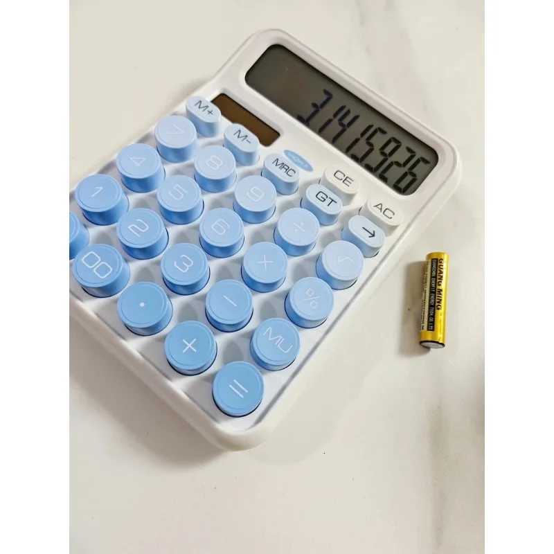 Gradation Candy Portable Calcators Large Display Mechanical Dot Keyboard Back To School Supplies Students/Finance Stationery H251208