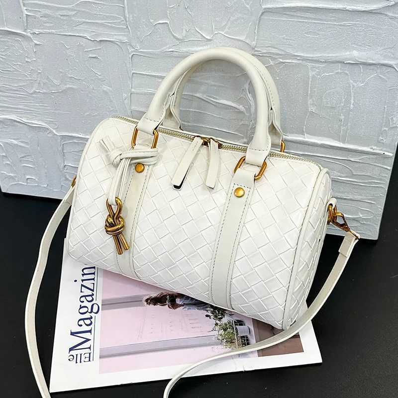 2025 New Wens Large Capacity Bag - Trendy Weaving Design Fi Versatile Cmuter Shoder Handbag Y251208