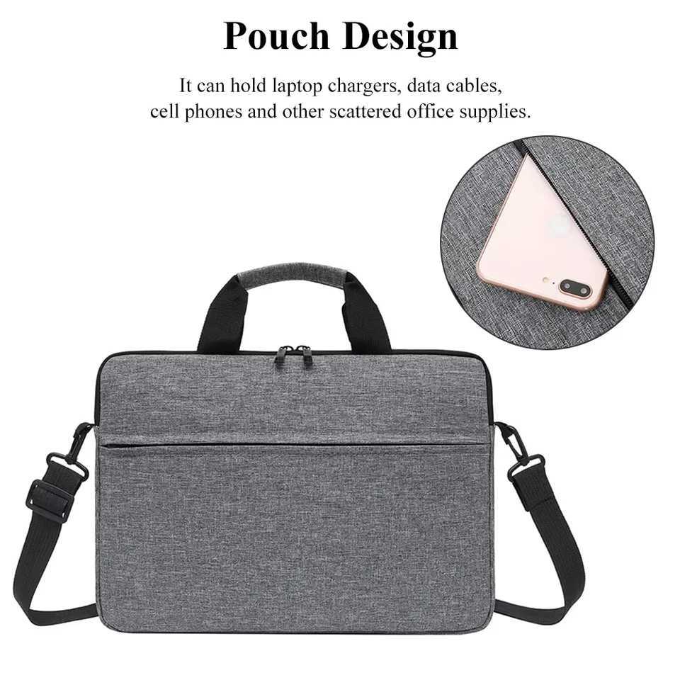 Business Laptop Bag Case Shoulder Tote Bag Notebook Bag Briefcase For 13-156-Inch Macbook Air Pro HP Huawei Asus Dell handbagT251208