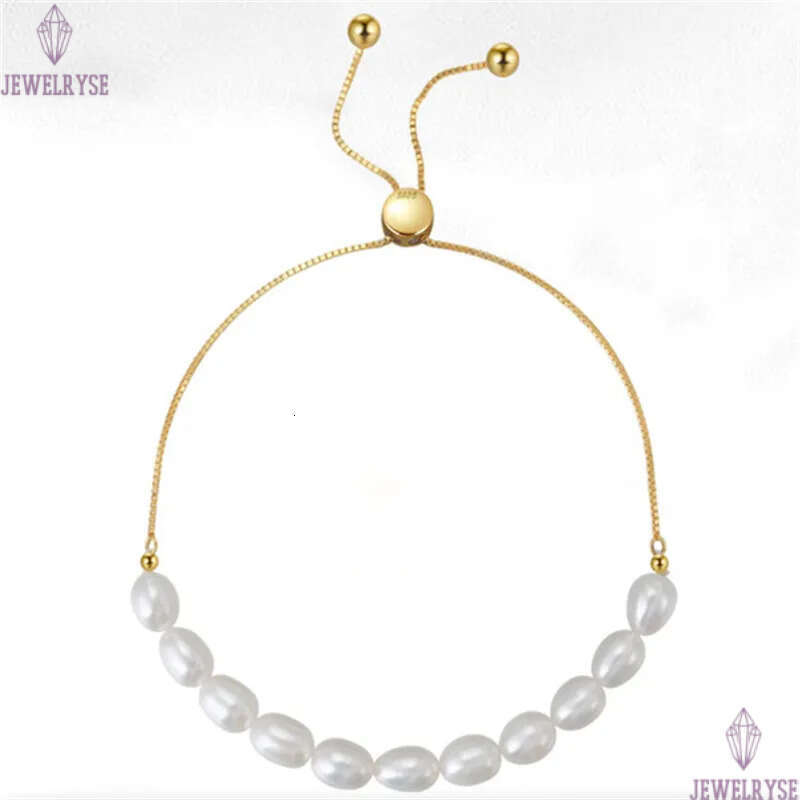 charm 7mm natural pearl bracelet designer woman 14k gold chain s925 sterling silver luxury bracelets womens jewelry length adjustable birthday friend 