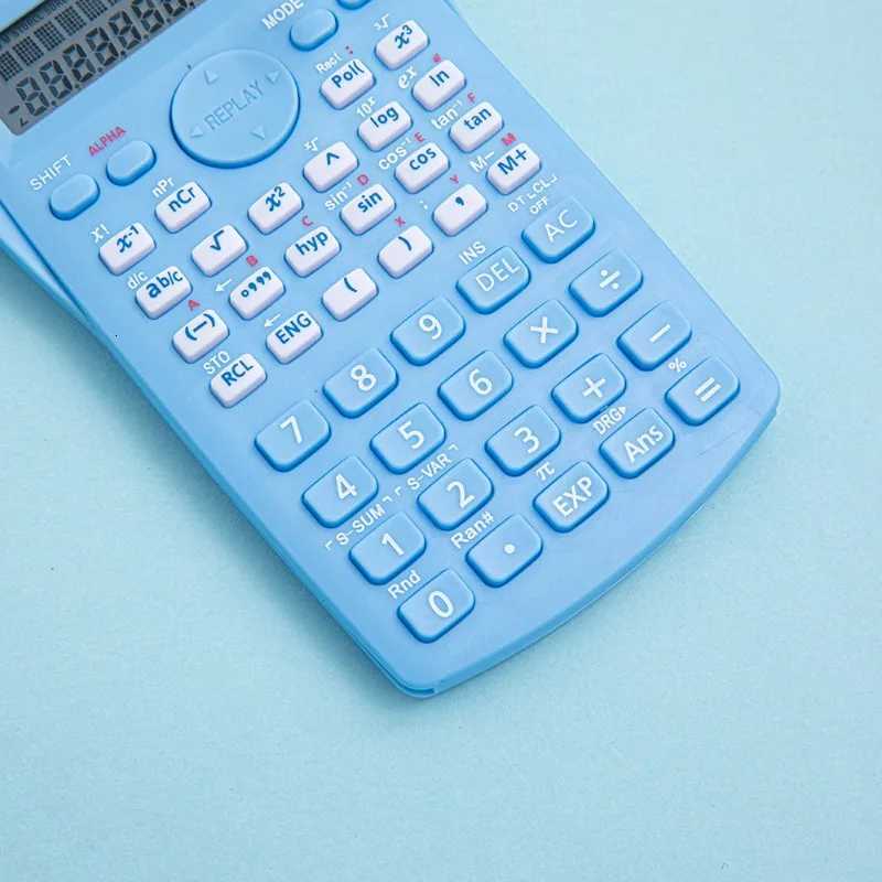 Mtifunctional Scientific Calcator Student Simple Portable Big Screen Function Calcator Stationery School Off Supplies H251208