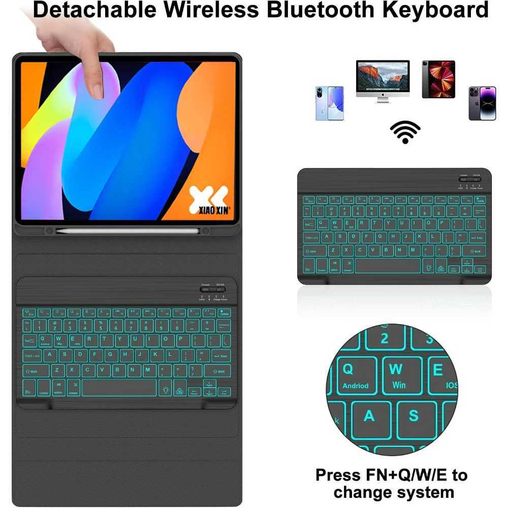 Tablet Case for Xiaoxin Pad 11 lnch 2024 2025Detachable Keyboard Case for Tab M11 / Idea Tab 11 with Pen Slot C251208