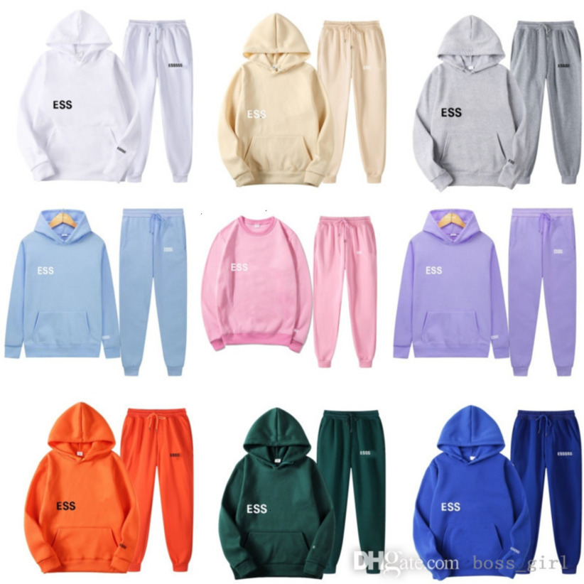Women Tracksuits Two Pieces Set Designer 2026 New Fashion Brand Chest Printed Couple Hoodie Sweater Sport Suits Sportwear 30 Colours