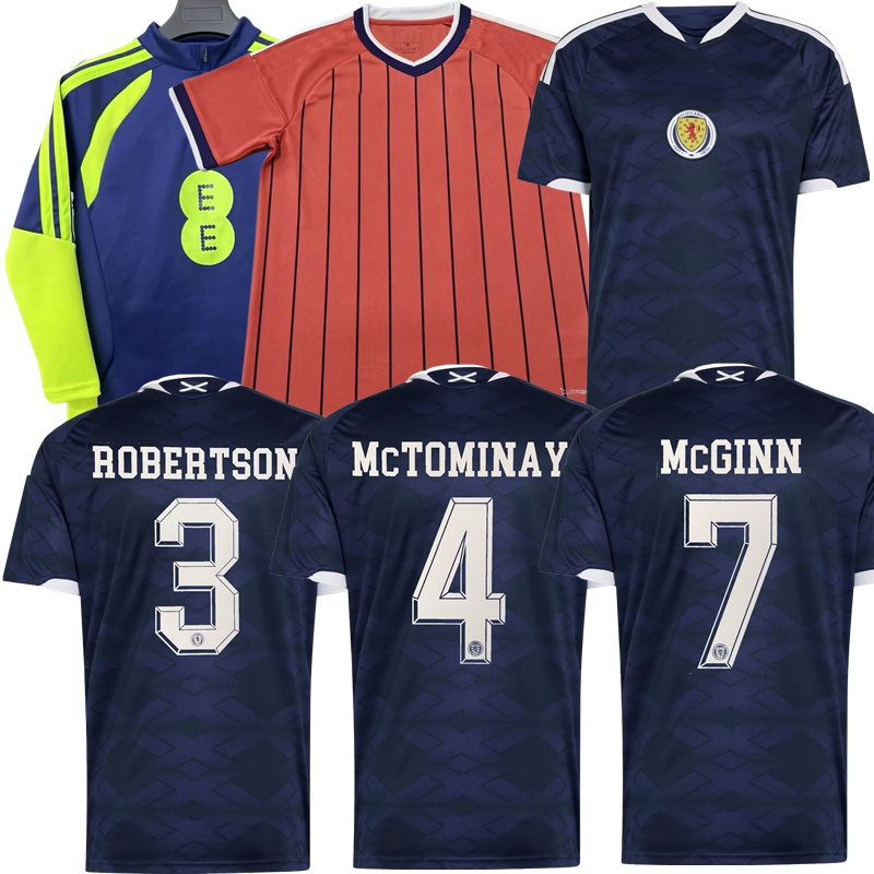 2025 2026 2027 Scotland Soccer Jerseys ROBERTSON MCTOMINAY MCGINN GILMOUR TIERNEY DYKES FERGUSON ADAMS DOAK CHRISTIE HICKEY National 26 27 football men kids shirts