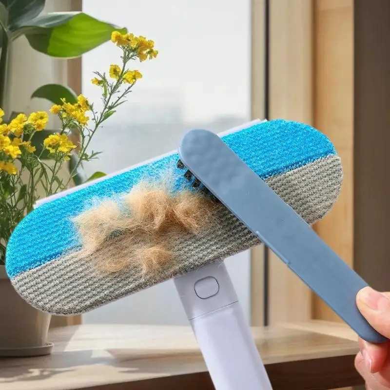 Multifunctional Brush With Long Handle Window Cleaning Pet Fur Removal Tool For Cats And Dogs M251208 - view 5