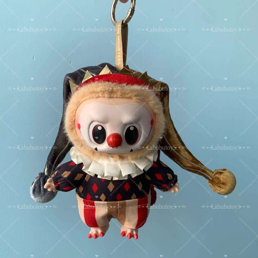 PPTM Labubu Halloween Why So Serious Series Moonlit Mask Collectable Blind Box Vinyl Face Plush Pendant