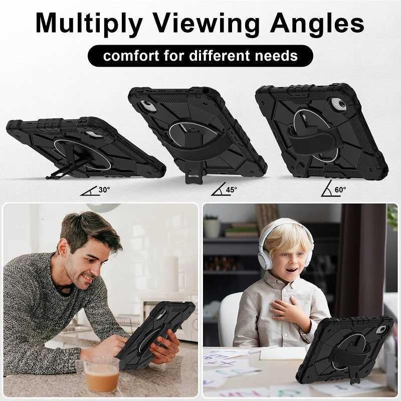 360 Rotating Rugged Case for Xiaoxin Pad 11 2025 2024 Shockproof Cover Tab M11 Idea Tab 11 inch with hand Strap C251208