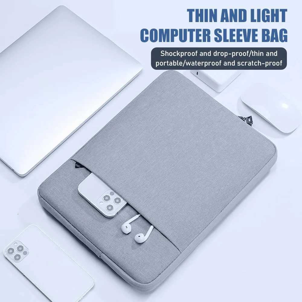 Waterproof Laptop Bag Sleeve Tablet Cover For MacBook Air Pro Xiaomi Dell Acer Notebook Computer Case 11 12 13 14 15 156 InchT251208