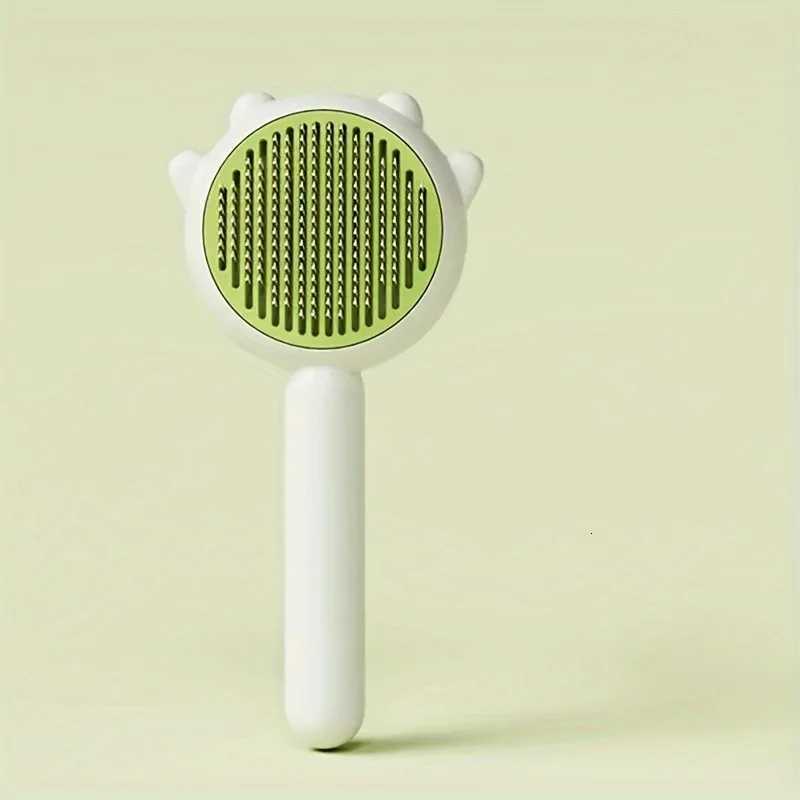 Pet Massage Comb Brush-Efficient Undercoat Remover with One-Click Loose Hair Release-Ideal for Long-Haired Breeds Senior Pets M251208 - view 6