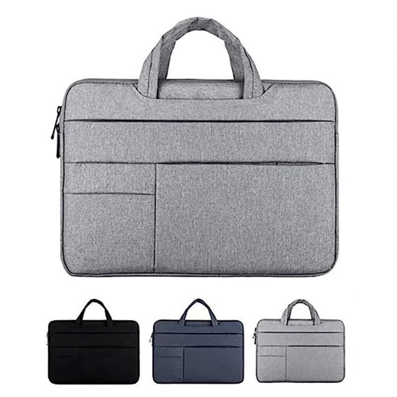 Water-resistant Universal Laptop Bag Sleeve 11 12 13 14 15 156 inch Notebook for Macbook Computer Handbag Briefcase Travel BagT251208
