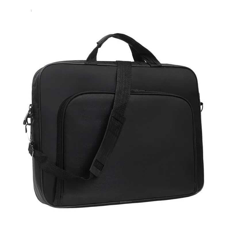 Business Laptop Bag 156 Inch 17 Inch Portable Nylon Computer Handbags Laptop Shoulder Simple Style Handbag Zipper ShoulderbagT251208