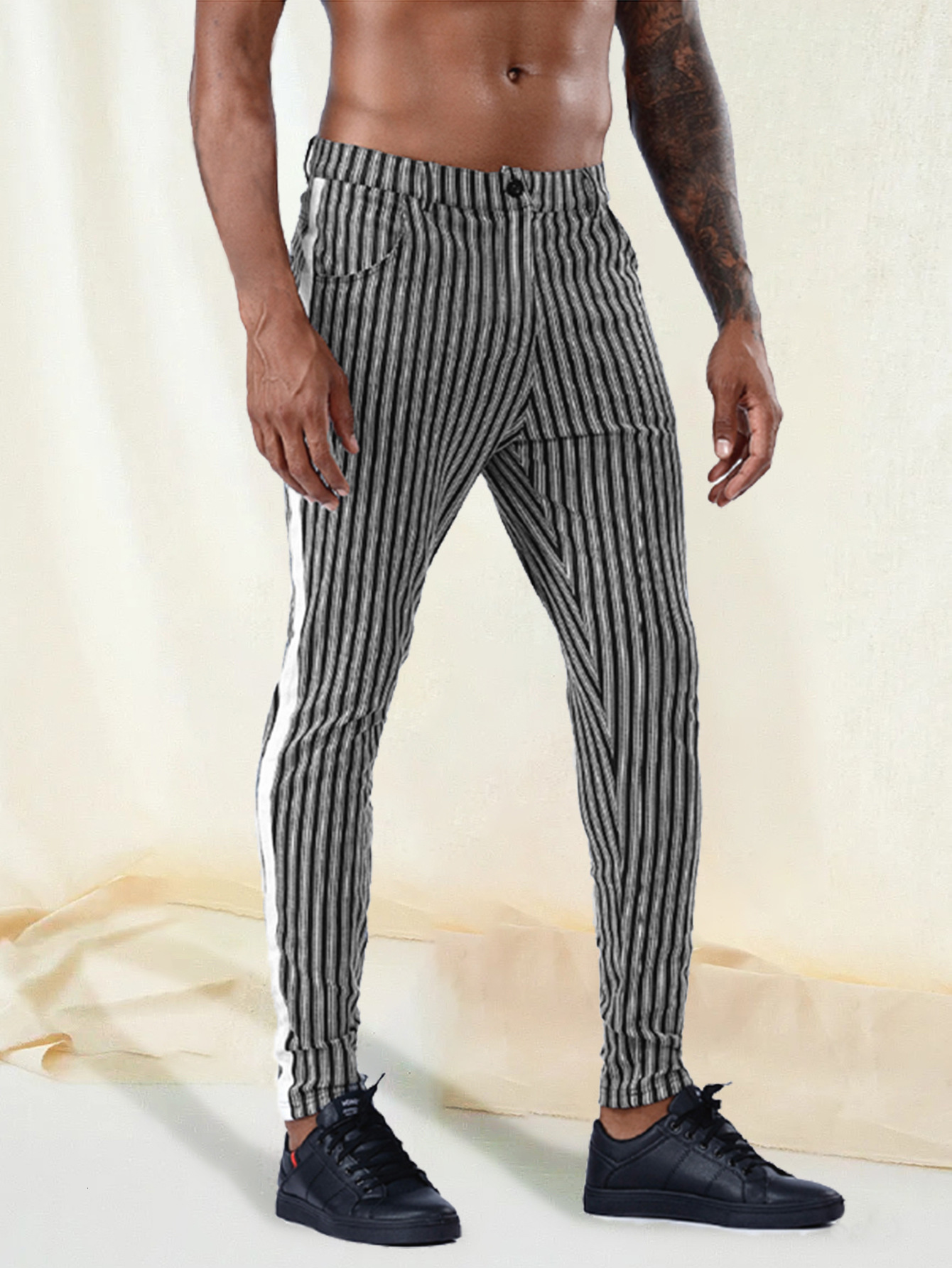 Mens custom gym track stacked sweatpants chino pants flared streetwear golf pants trousers clothes for men 250916