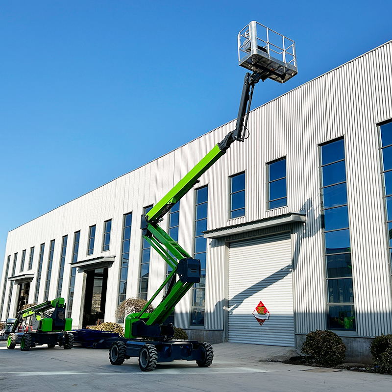 Tow Behind & Self-Propelled Articulated Boom Lift | Tracked Telescopic Design for All-Terrain Access