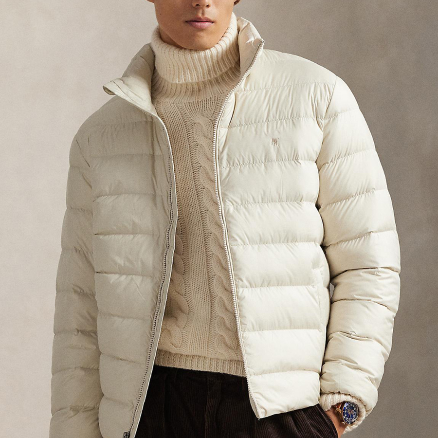 Designer puffer jacket doudoune men High-quality mens warm winter stand-up collar embroidered thickened casual long-sleeved zipper cotton coat cotton suit for men