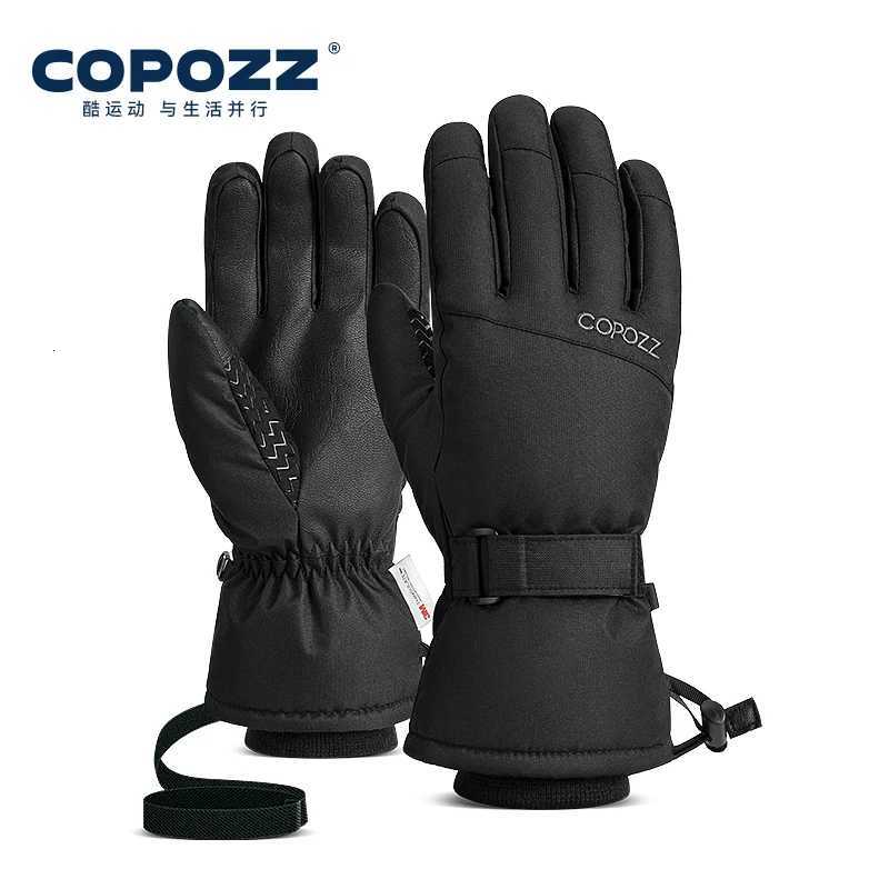 Copozz Adult Warm Winter Ski Gloves Waterproof 3M Thinsulate Snowboard Gloves Thermal Motorcycle Cycling Gloves Men Women K251208