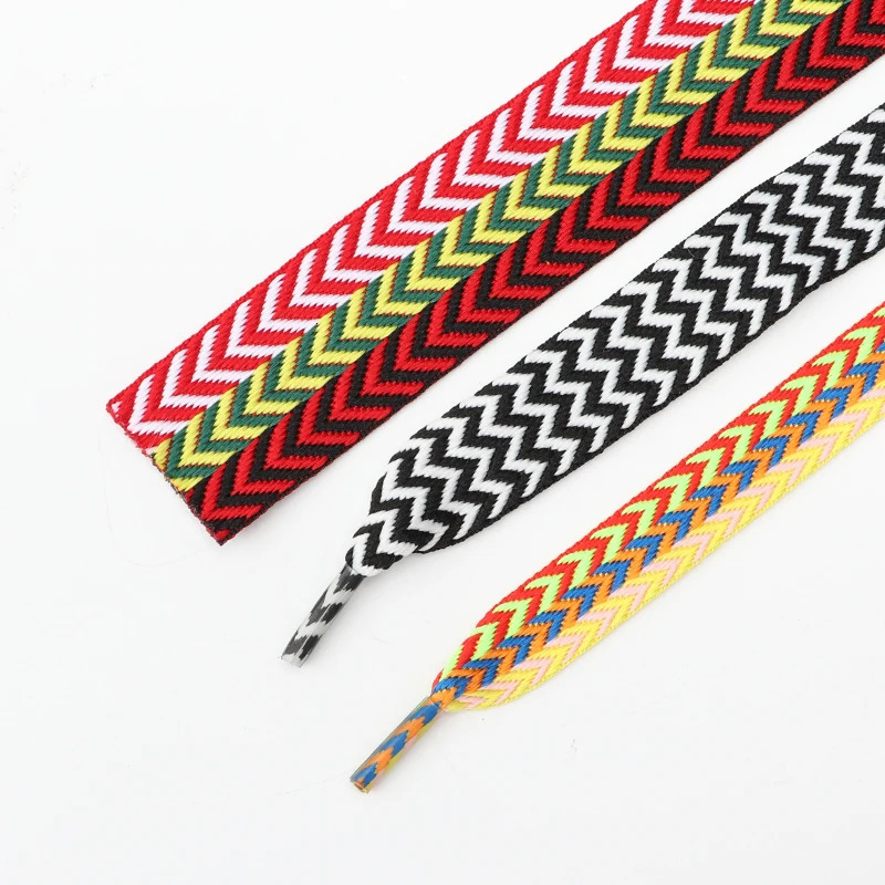 Fashion Flats Shoelaces for Sneakers Shoelace 1Pair Width 15cm/2cm/3cm length120/140/160cm Laces Shoes Accesories 251204