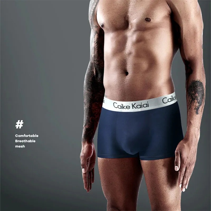 Free shipping designer underpants New Men's Underwear Stylish Four-Panel Boxers and Briefs
