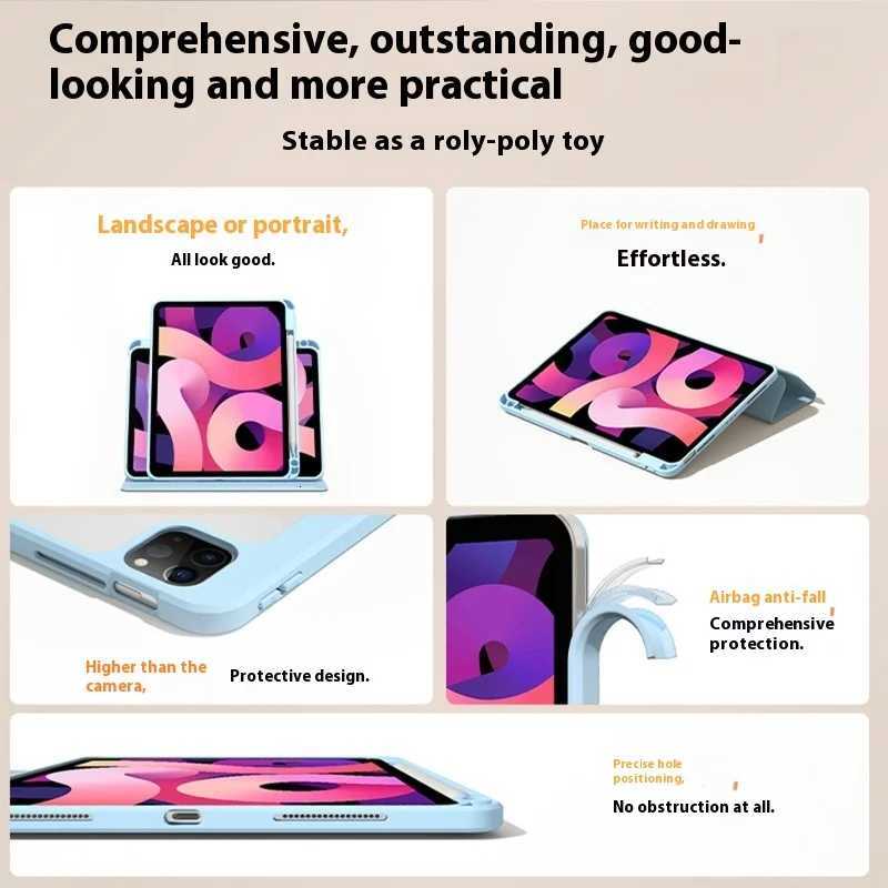 For iPad Case Funda ipad 8/9/10 102in Air 4 5 109in M2 M3 A16 11in Tablet Cover Pro4 5 6 129in M4 13in Protective case C251208